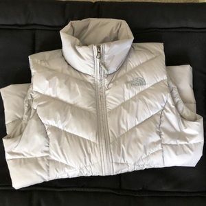 Light gray North Face puffer vest!